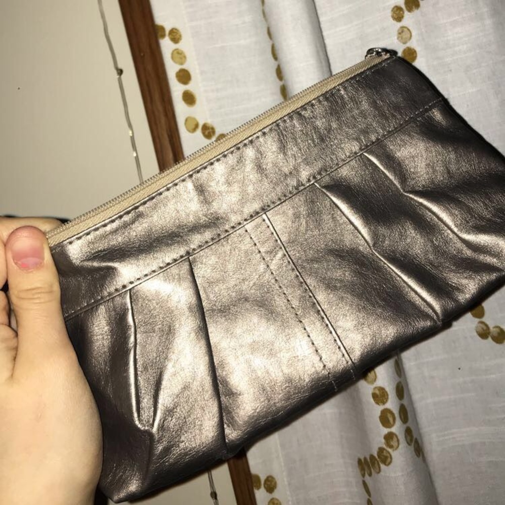 Gold Redken Makeup Bag
